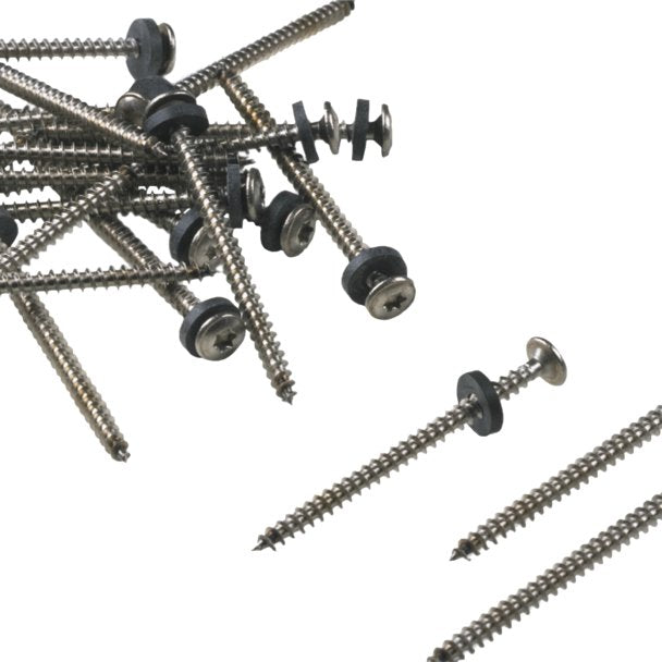 Monier RVS torxschroef met neopreen volgring 5x40 mm (100 St.)