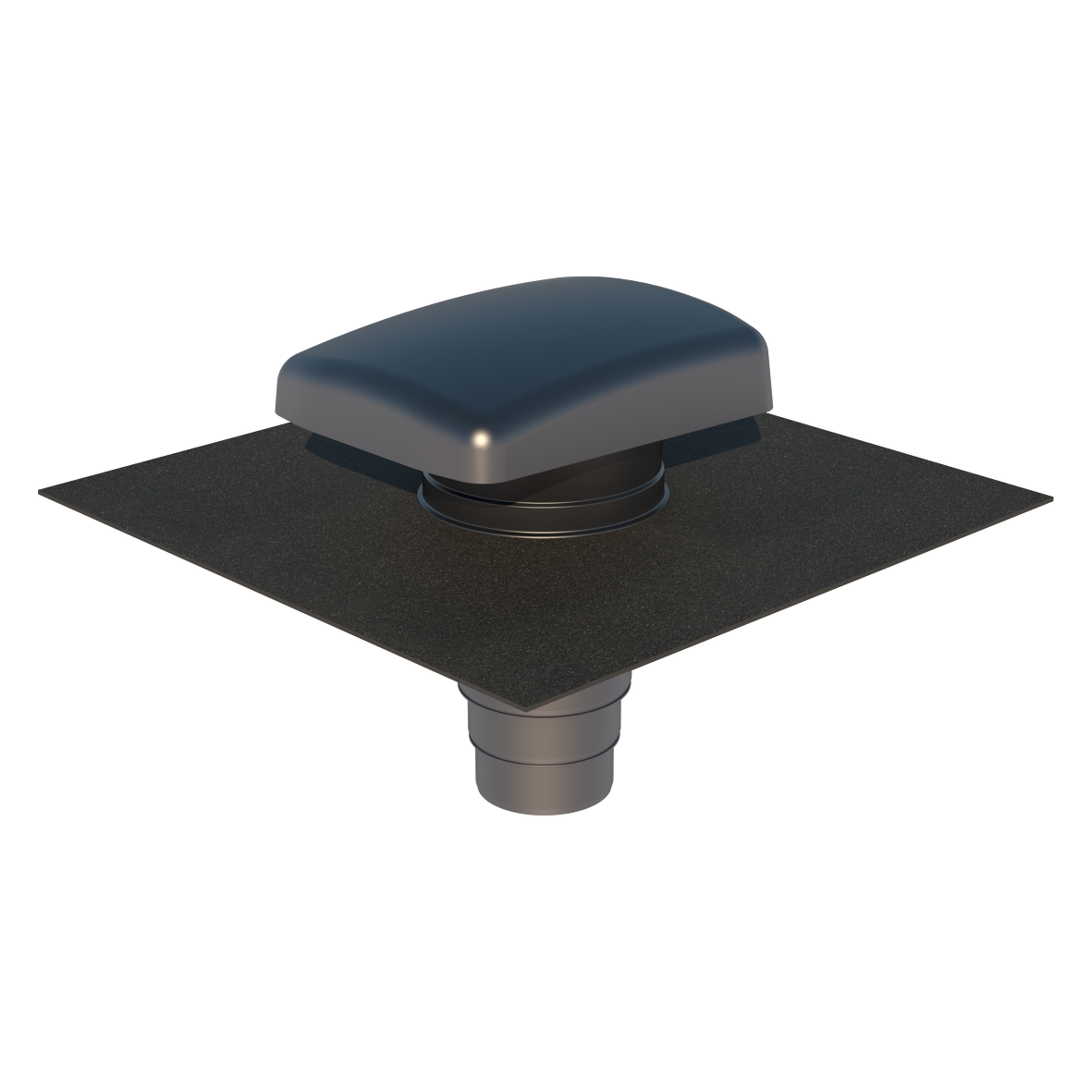 Ubbink RVT 200 Ontluchtingspan Universeel grijs Ubiflex-zwart