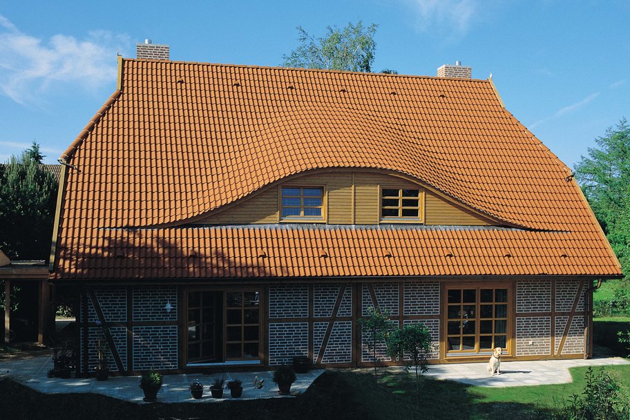 Dakpan Sneldek Star Mat Rood Monier