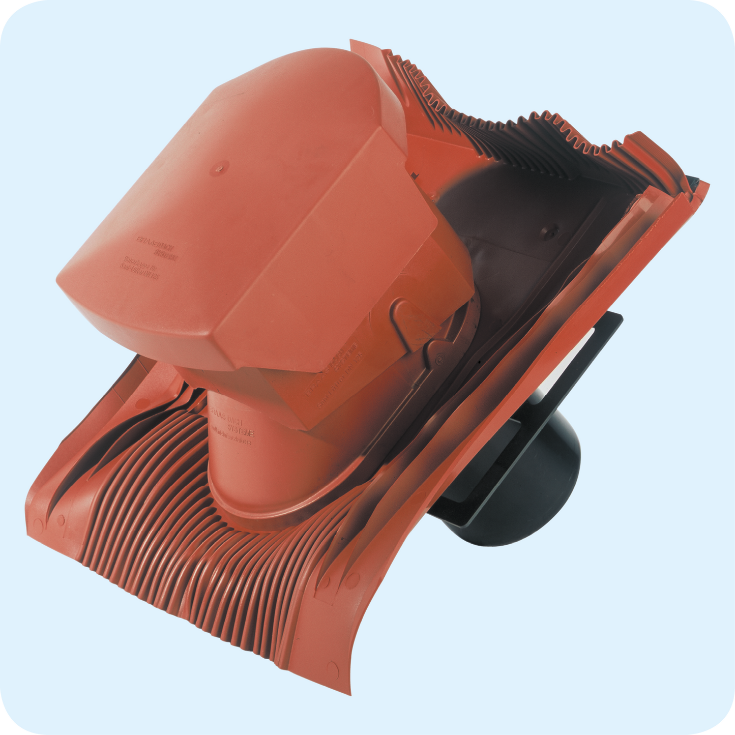 Universele combipan rood (voorraad) (be-/ontluchting) (afhaalproduct)