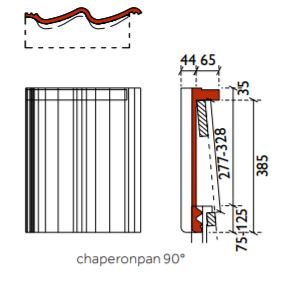 Sneldek Novo+ Chaperonpan 90°