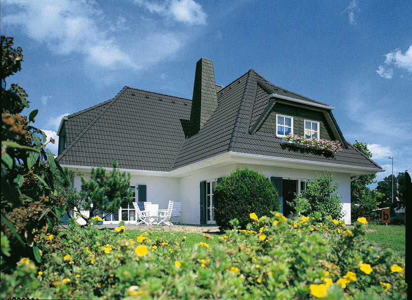 Dakpan Frankfurter Protegon Zijdemat Granietgrijs Monier