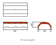 Tegalit hoekige vorst