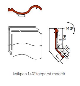 OVH 206 knikpan 140°