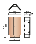 Koramic Actua 10 EB Leikleur Engobe hoekige vorst