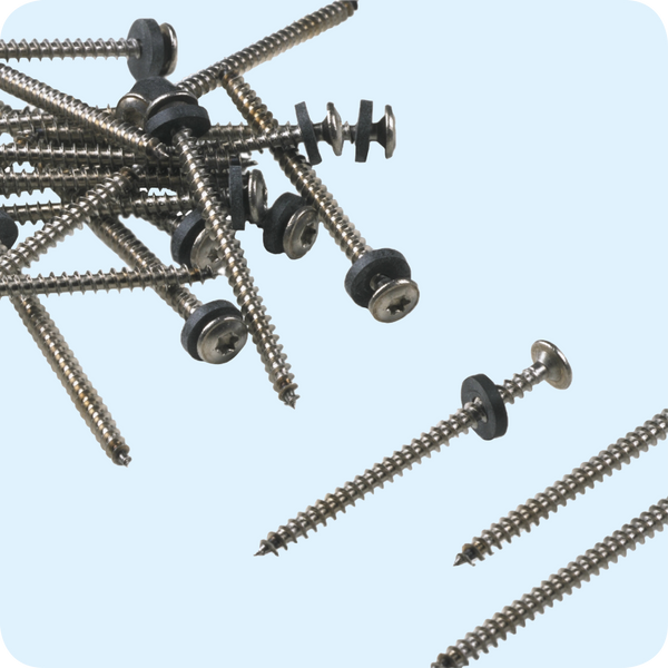 Monier RVS torxschroef met neopreen volgring 5x70mm (100 St.)