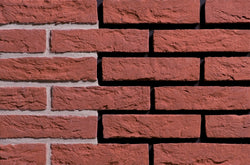 Rood boszand handvorm waalformaat hulopallet