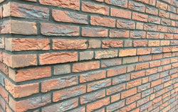 Blauw paars antiek handvorm waalformaat