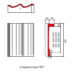 Sneldek Novo+ Chaperonpan 90°