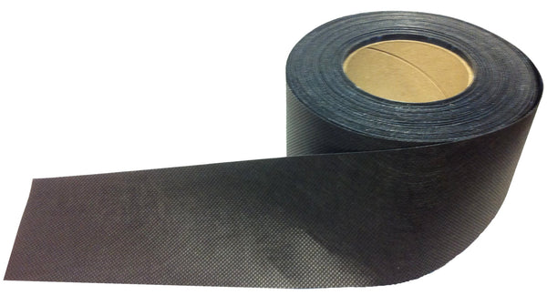 Nedsale Dakfolie tape, breedte 75 mm. PES vlies met kleeflaag antraciet rol 25 m1
