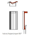 Sneldek Novo+ halve chaperonpan 90°